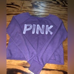 PINK brand crop top sweater size small